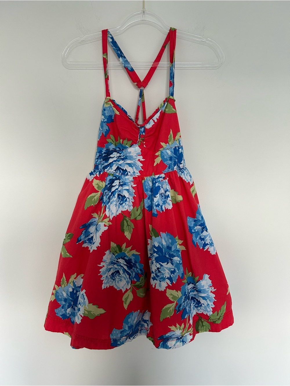 Abercrombie & Fitch Y2K/2010s Floral Sundress 100% Cotton Size Medium
